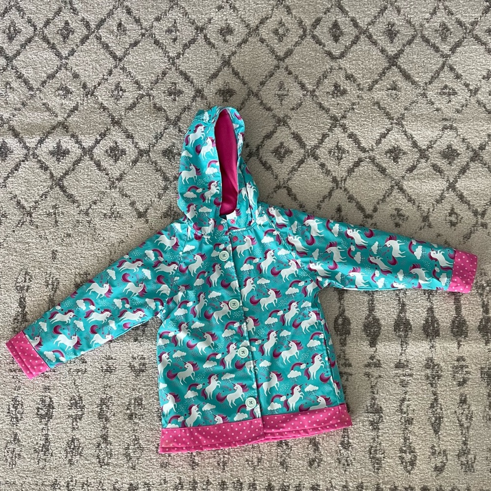 Western Chief Rain Jacket. Girl size 6. Like new.